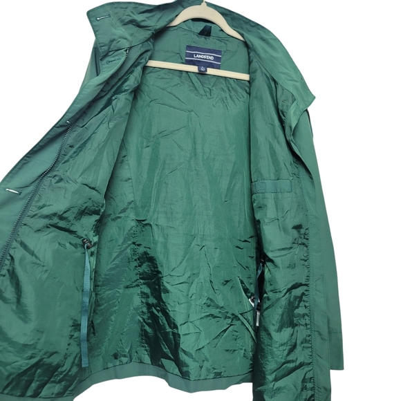 Lands End Women's Storm Raker Jacket Fresh Spruce - Picture 6 of 10